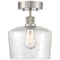 Access Lighting Port Nine Chardonnay, Chardonnay LED SemiFlush, Brushed Steel Finish, Seeded Glass 63147LEDDLP-BS/SDG - alternate 4